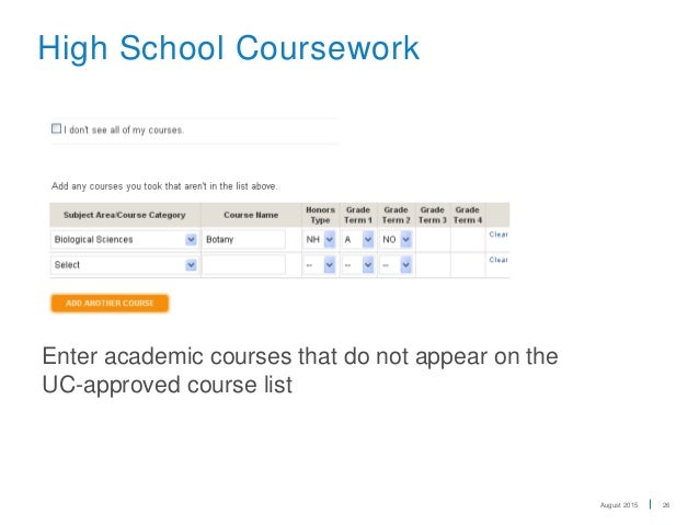 how to update grades on uc application docs applyucsupport net